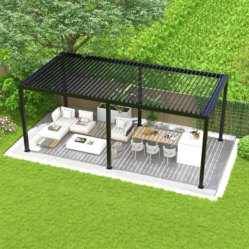 Louver Pergola 10x19FT