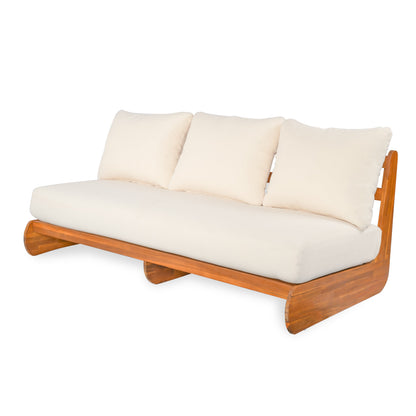 Outdoor Acacia Lazy 5 Seater Chat Set