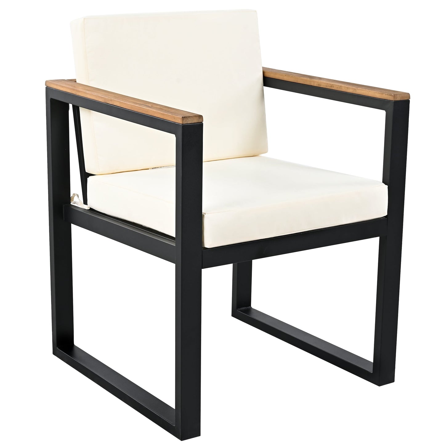 7 Pieces Outdoor Dining Set Patio Dining Table and Chair Set