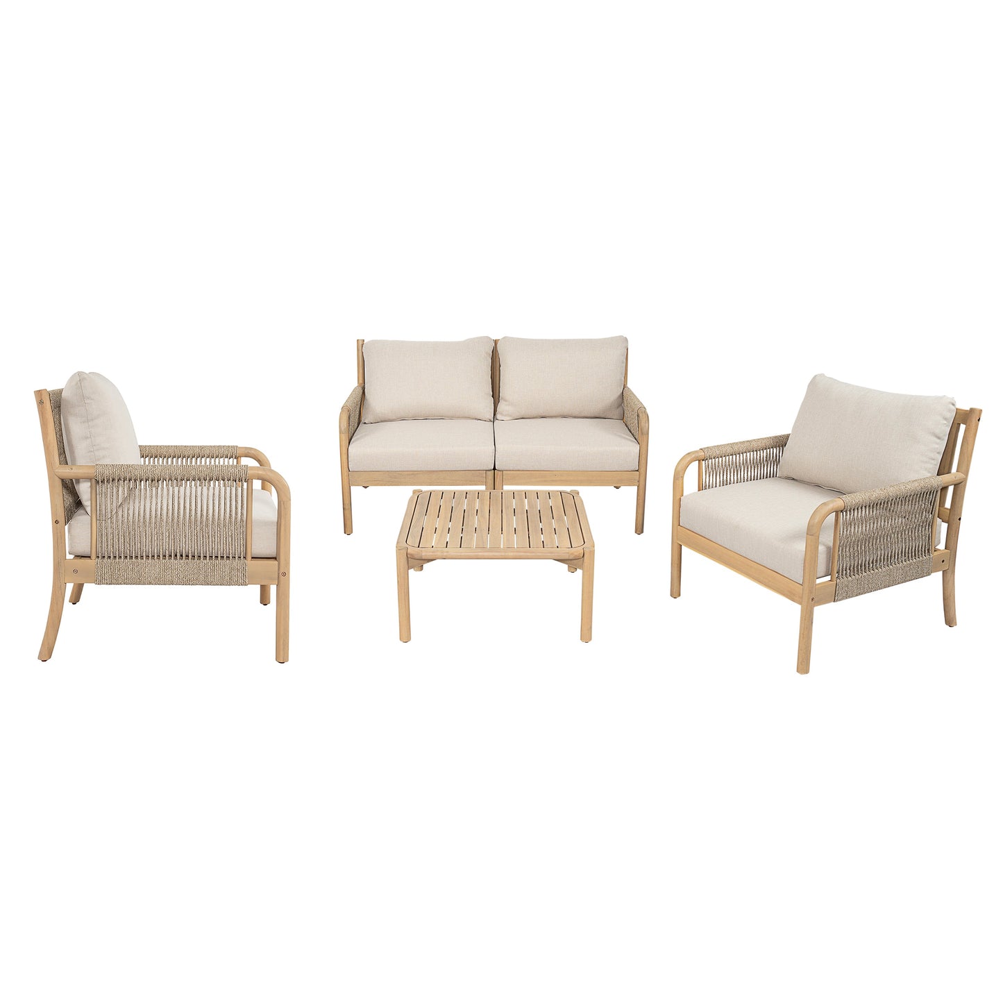 Casper Outdoor 5-Pieces Chat Set
