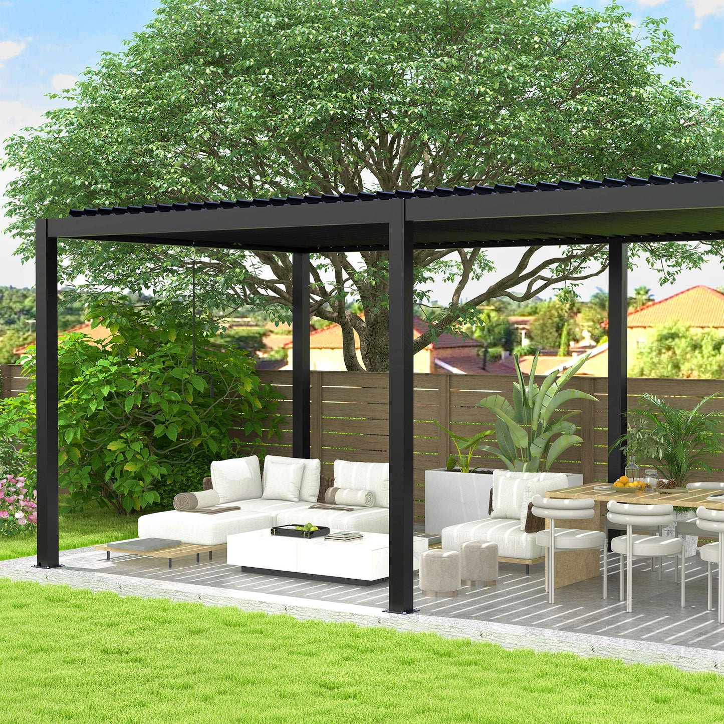 Louver Pergola 10x19FT