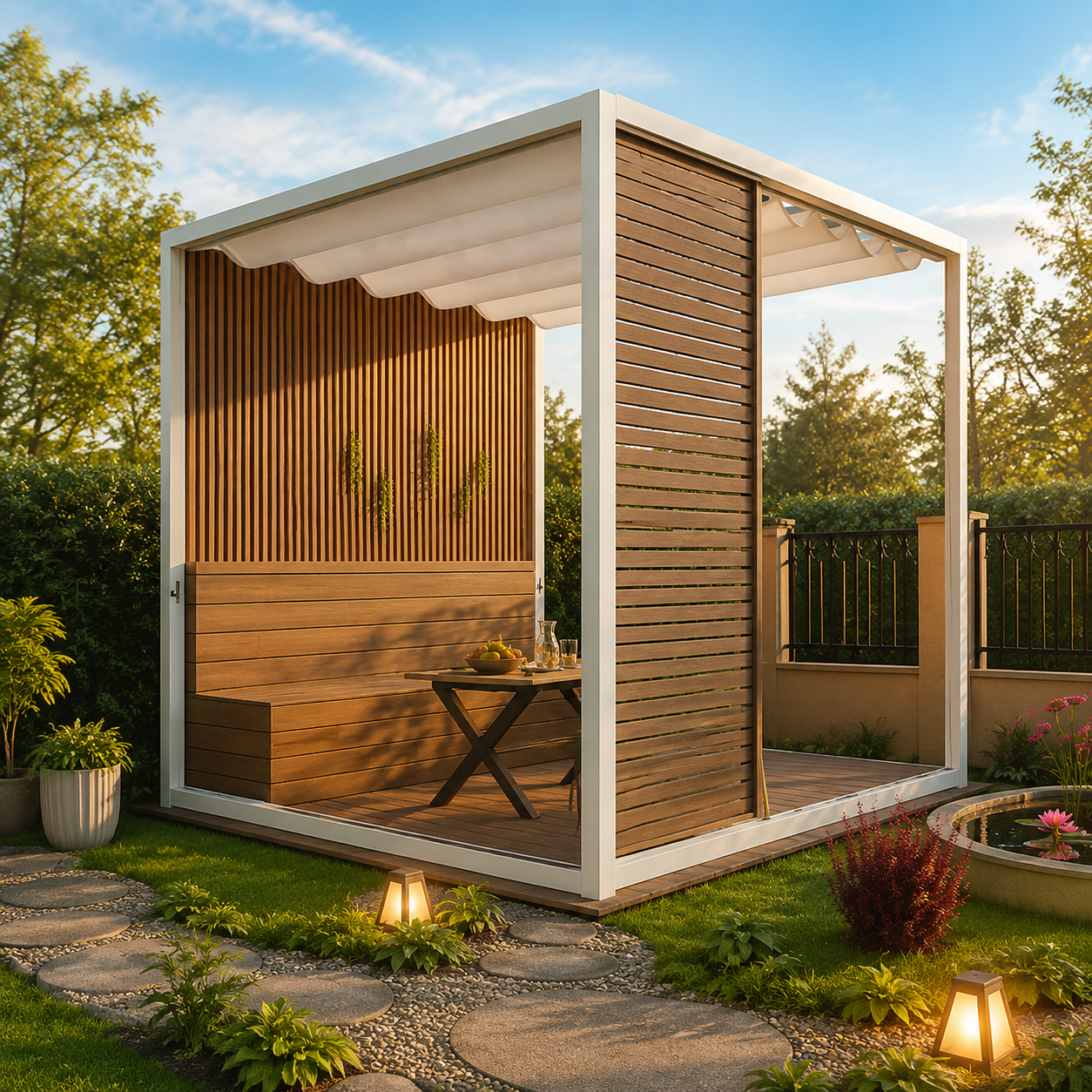 NoirVerge Aperture Pergola
