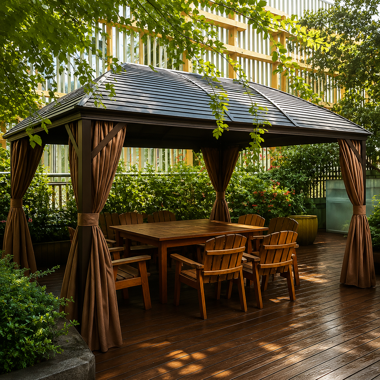 IronHarbor Royale 10x13 Aluminum Hardtop Gazebo