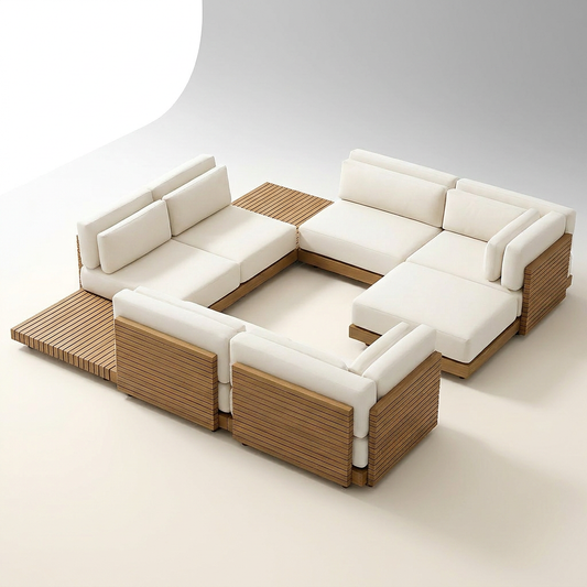 Coastline Atelier Modular Deck Lounge — Studio Shot