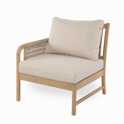 Casper Outdoor 6-Seater Sofa and Coffee Table Set