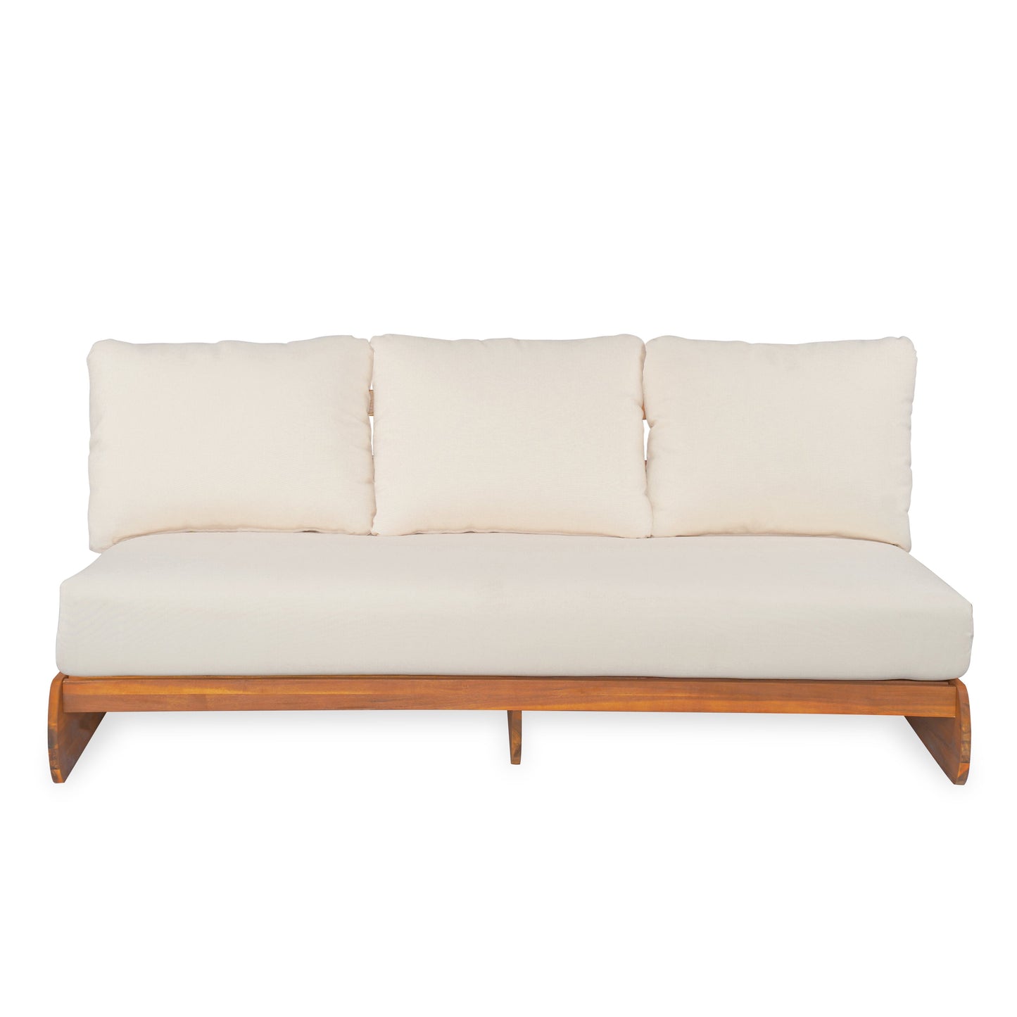 Outdoor Acacia Lazy 5 Seater Chat Set