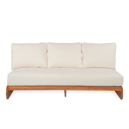 Outdoor Acacia Lazy 5 Seater Chat Set